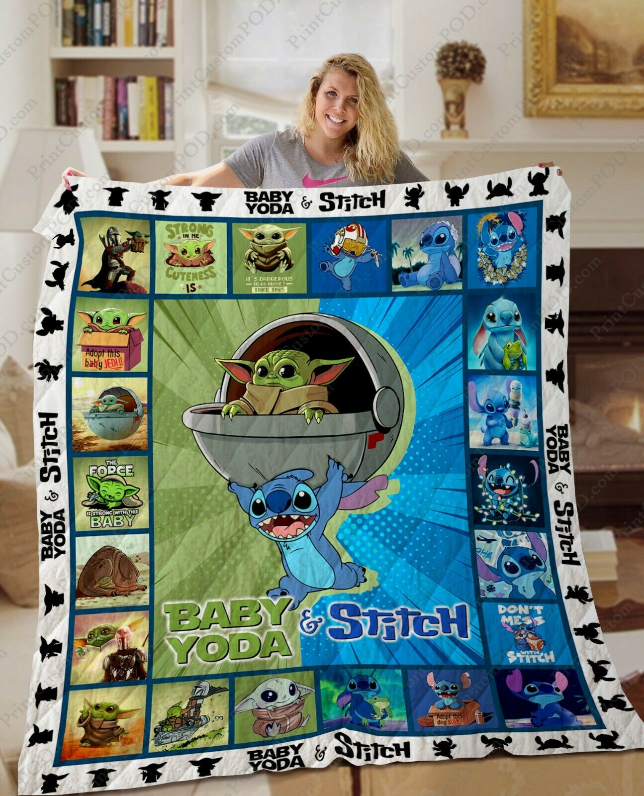 The Twilight Saga T-shirt Quilt Blanket