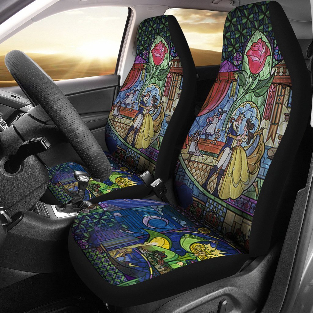 Rapunzel Thinking Lighters Car Seat Cover ( Set of 2)