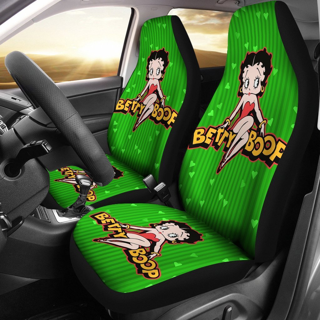 Karate Patterns Car Seat Cover ( Set of 2)