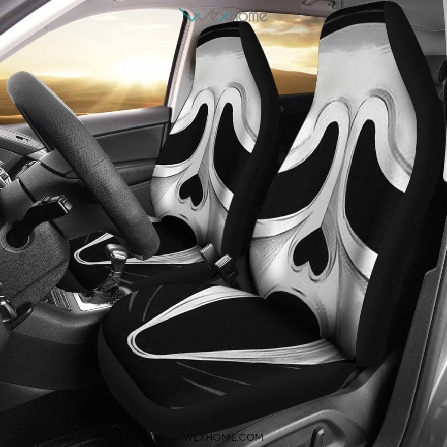 Hanibal Eat The Rude Black Scary Mouth Patterns Seat Covers