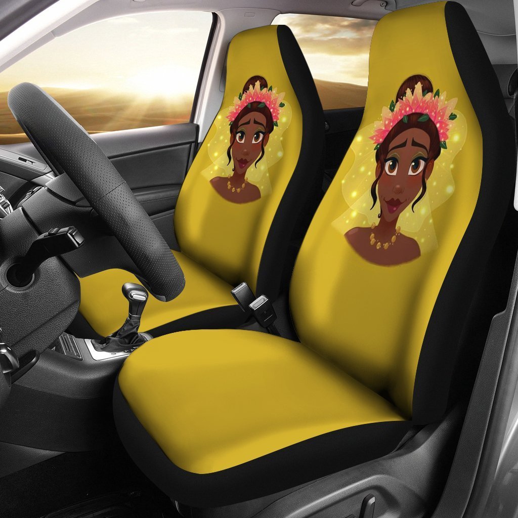 Elsa Art Princess Car Seat Cover ( Set of 2)