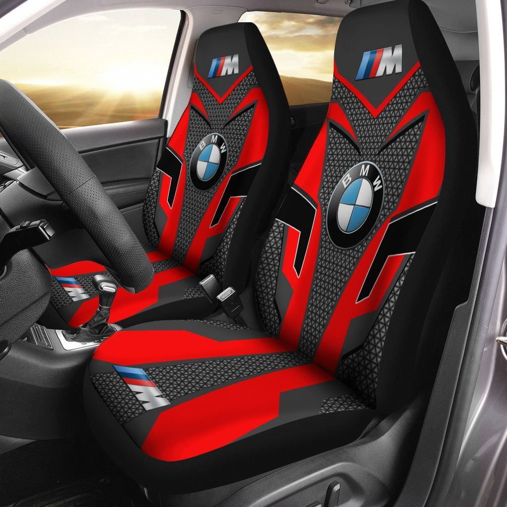 BMW M3 HT Car Seat Cover (Set of 2) Ver 1 (Grey)