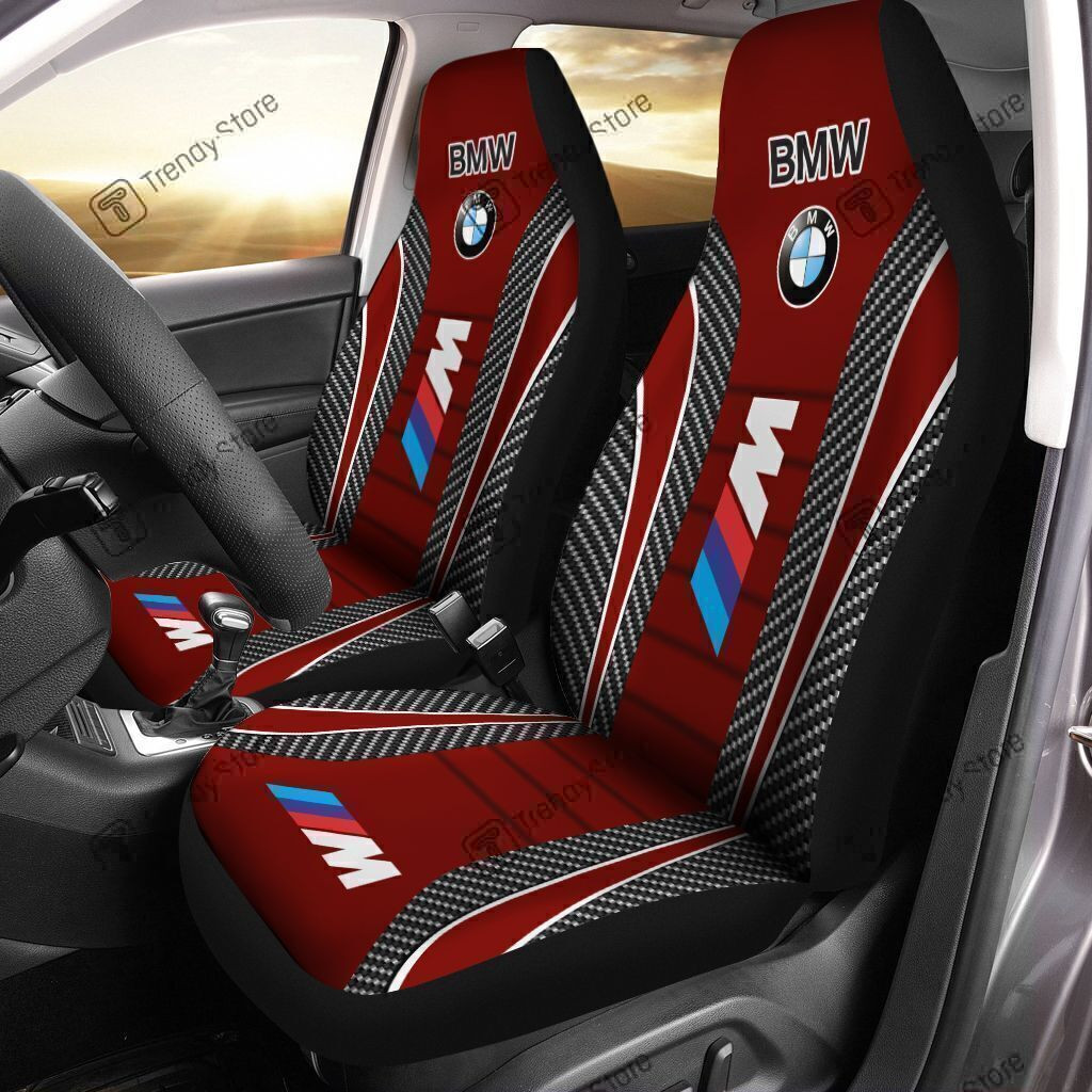Dodge Charger TDV Car Seat Cover (Set of 2) Ver 1 (Red)