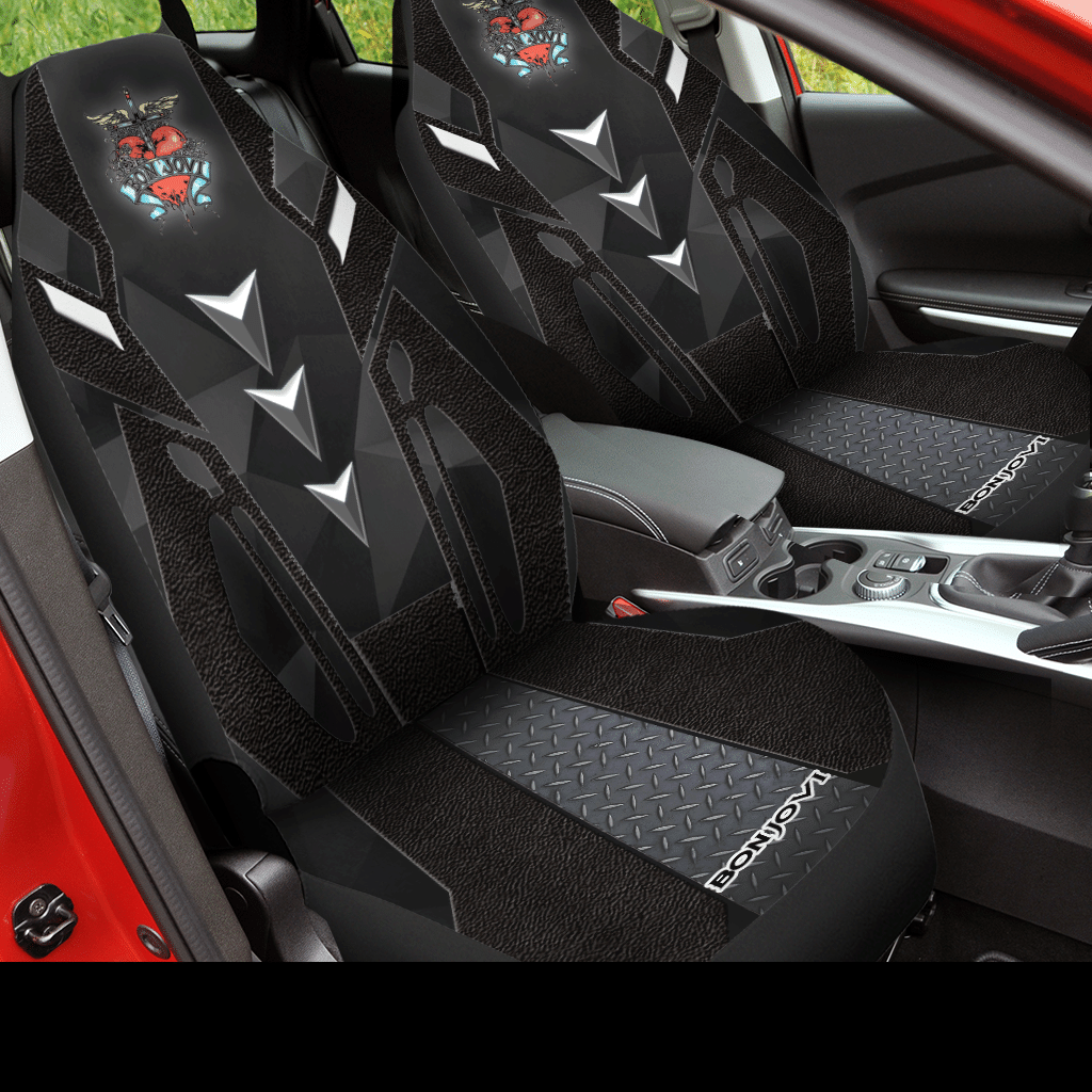 Bon Jovi Car Seat Cover (Set of 2) Ver 6.1