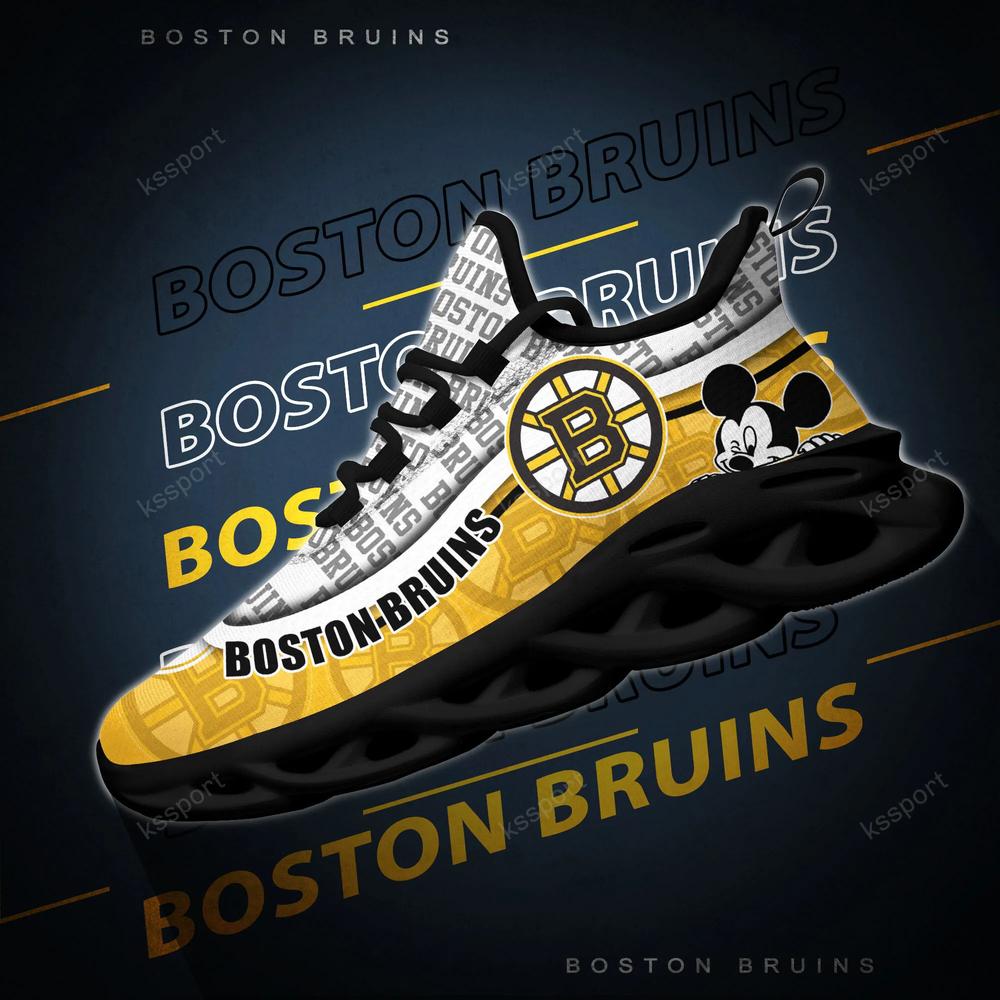 Boston Bruins Max Soul Shoes, Running Sneakers   