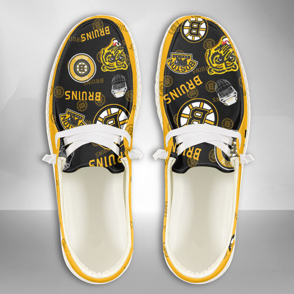 Edmonton Oilers Personalized Hey Dude Sports Shoes - Custom Name Design