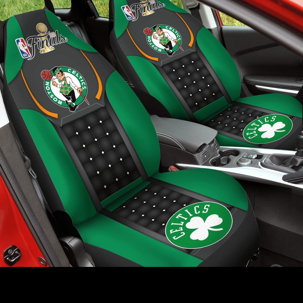 BOSTON CELTICS FINAL  2021-22 Car Seat Covers (SET OF 2) - v4