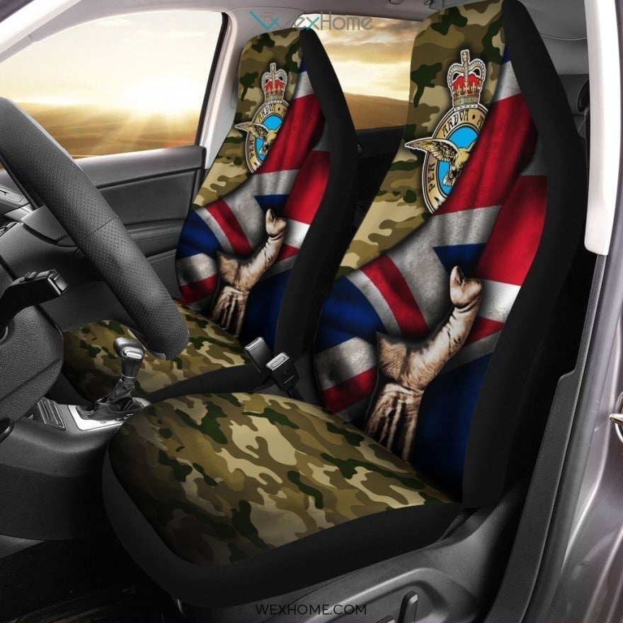 Angry Wolf Car Seat Covers Custom Design