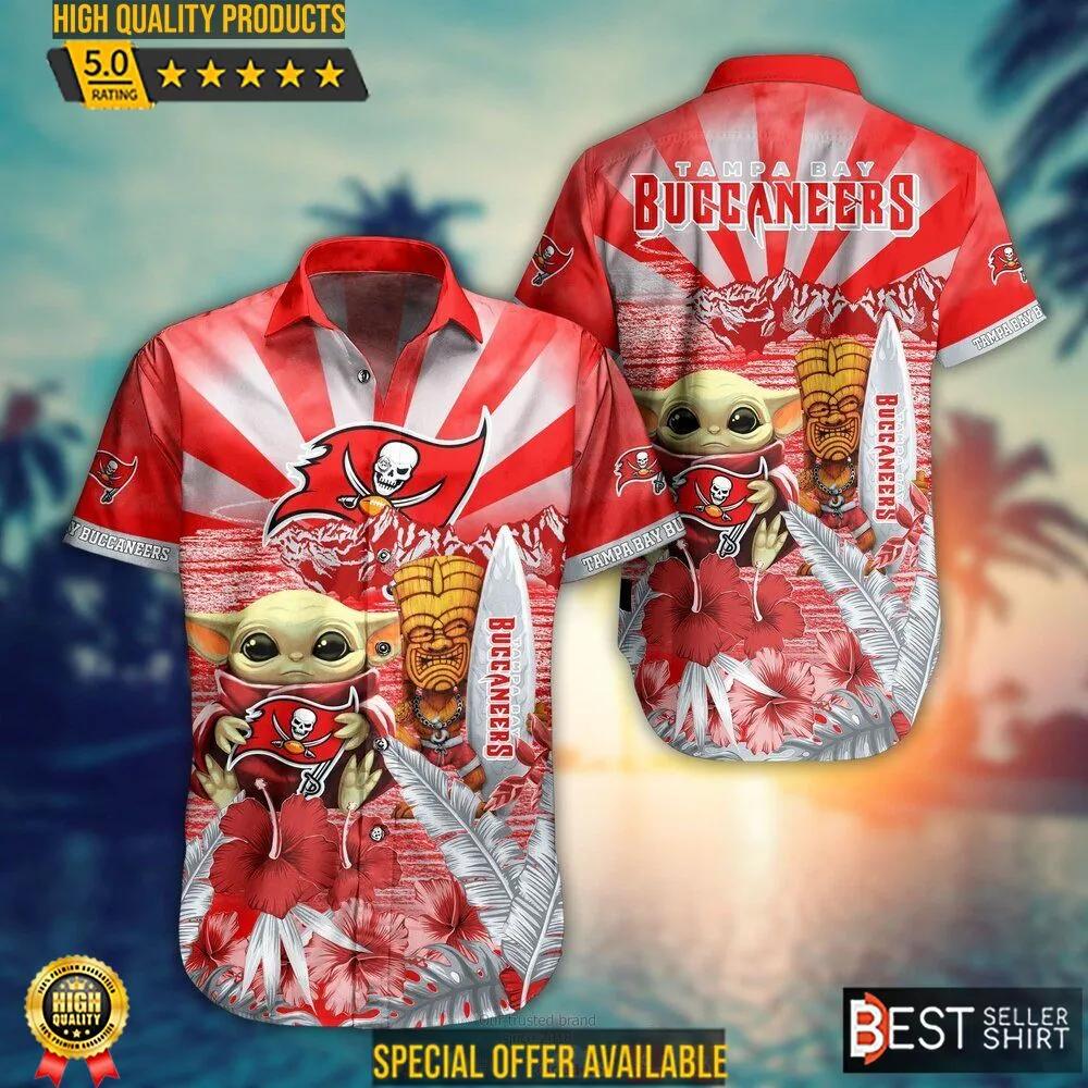Cardinals Baby Yoda Star Wars Hawaiian Shirt