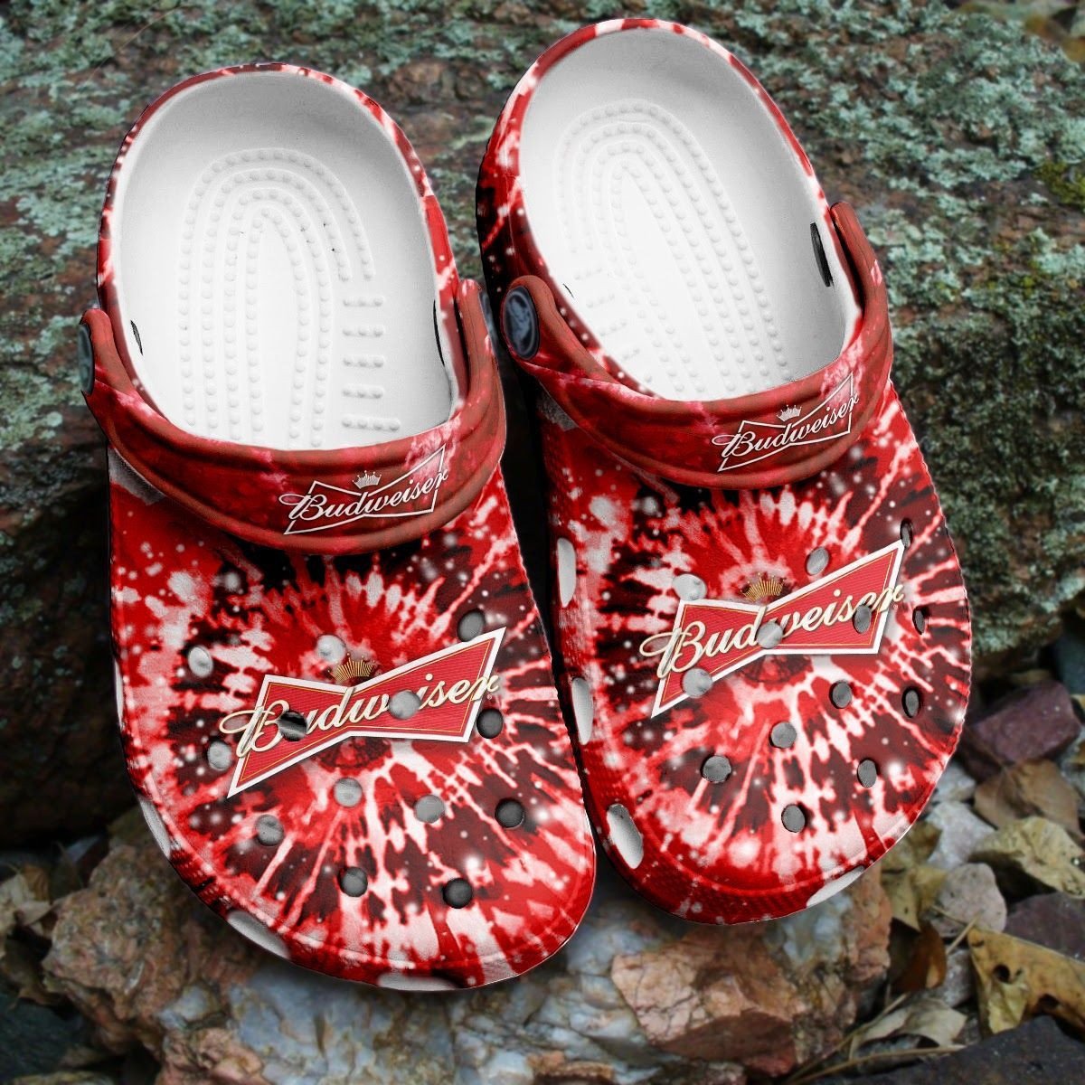 Budweiser Beer 1 For Men And Women Rubber Crocs Crocband Clogs