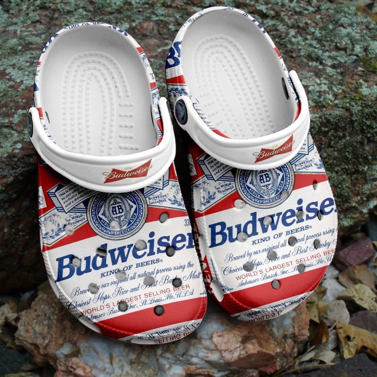 Budweiser Beer For Men And Women Rubber Crocs Crocband Clogs