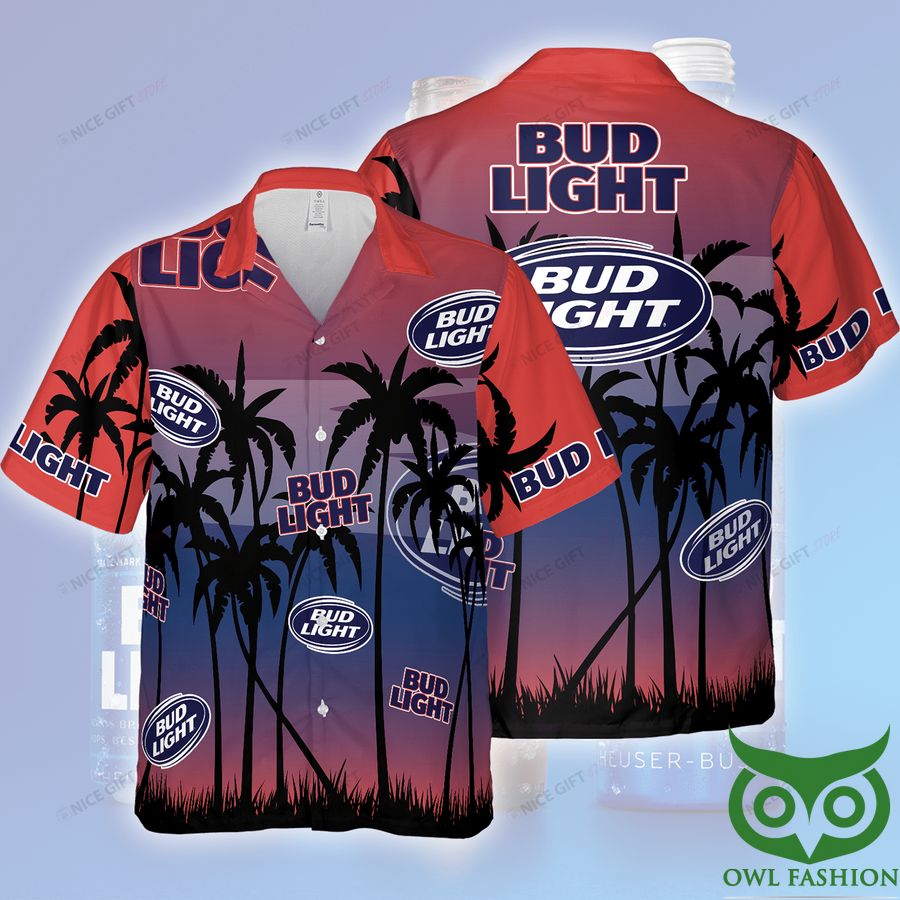 Natural Light Beer Hawaiian Shirt