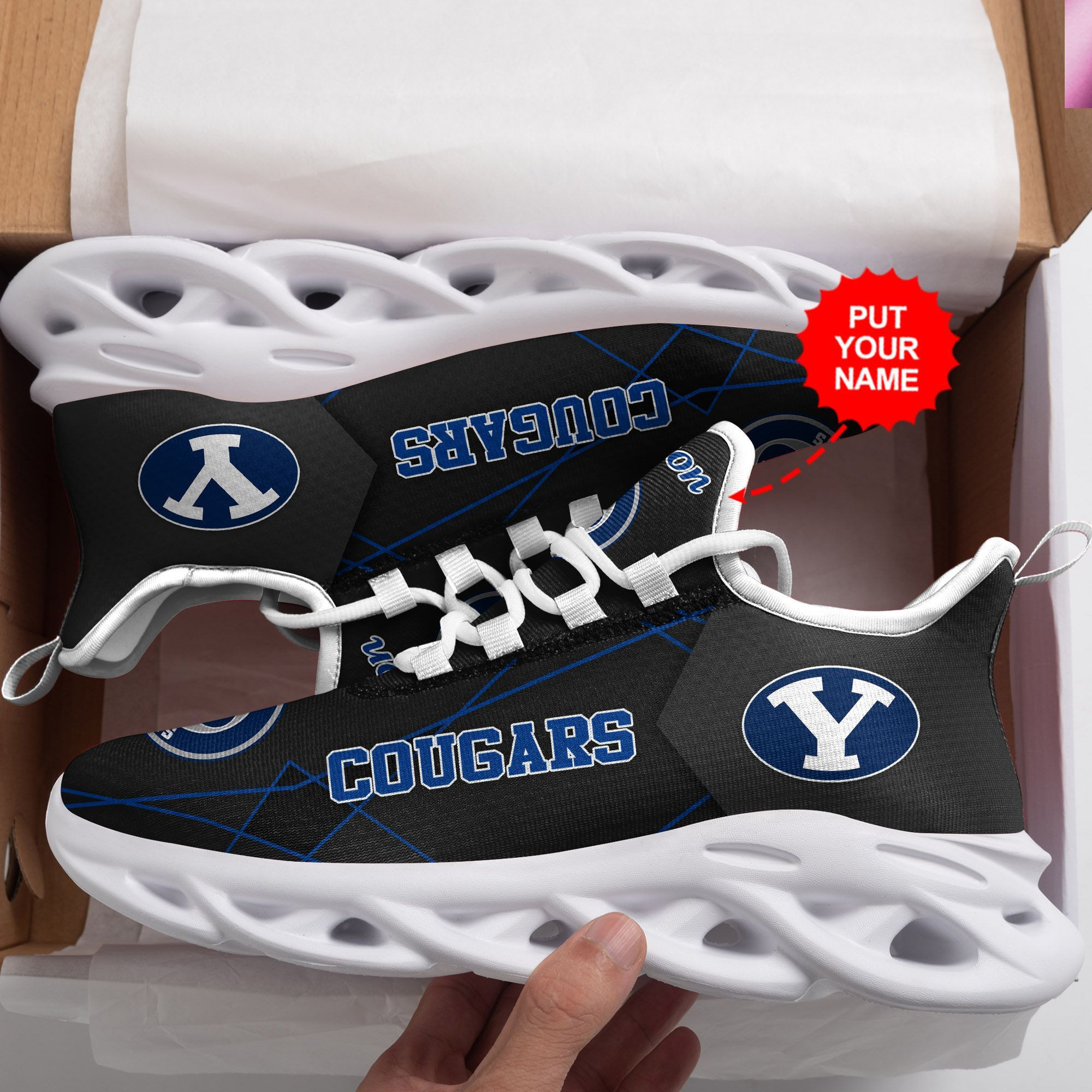 Texas Longhorns Custom Personalized Max Soul Sneakers Shoes