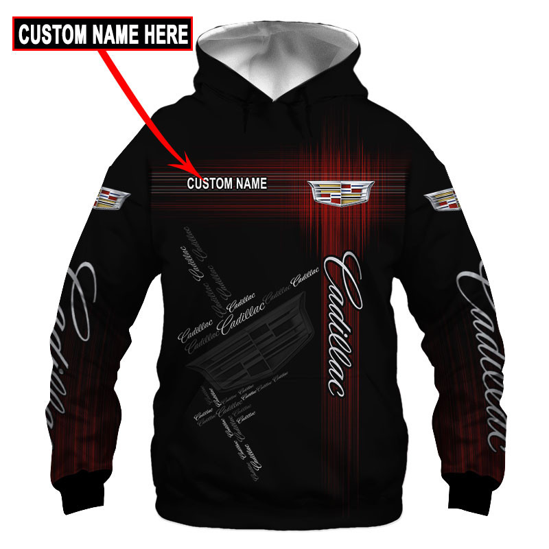 Cadillac t-shirt hoodie apparel 3D full printing