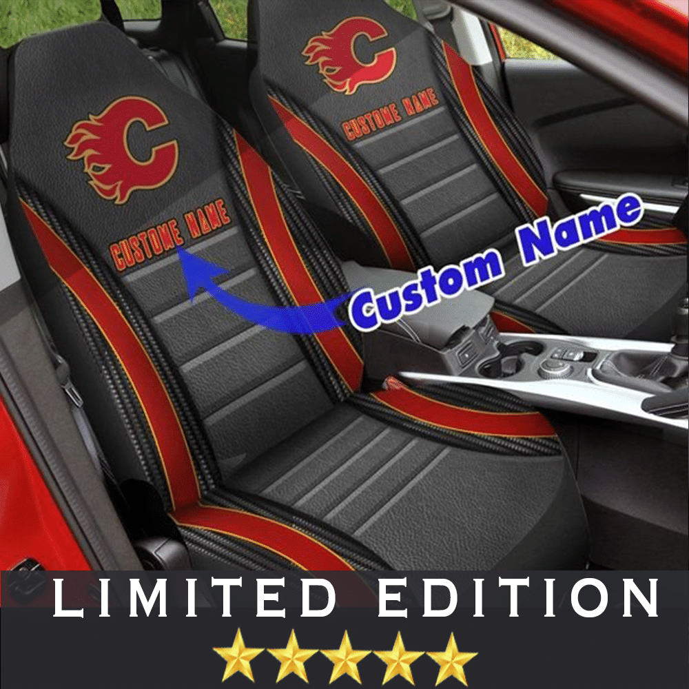 Calgary Flames Car Seat Covers (SET OF 2) CP0618