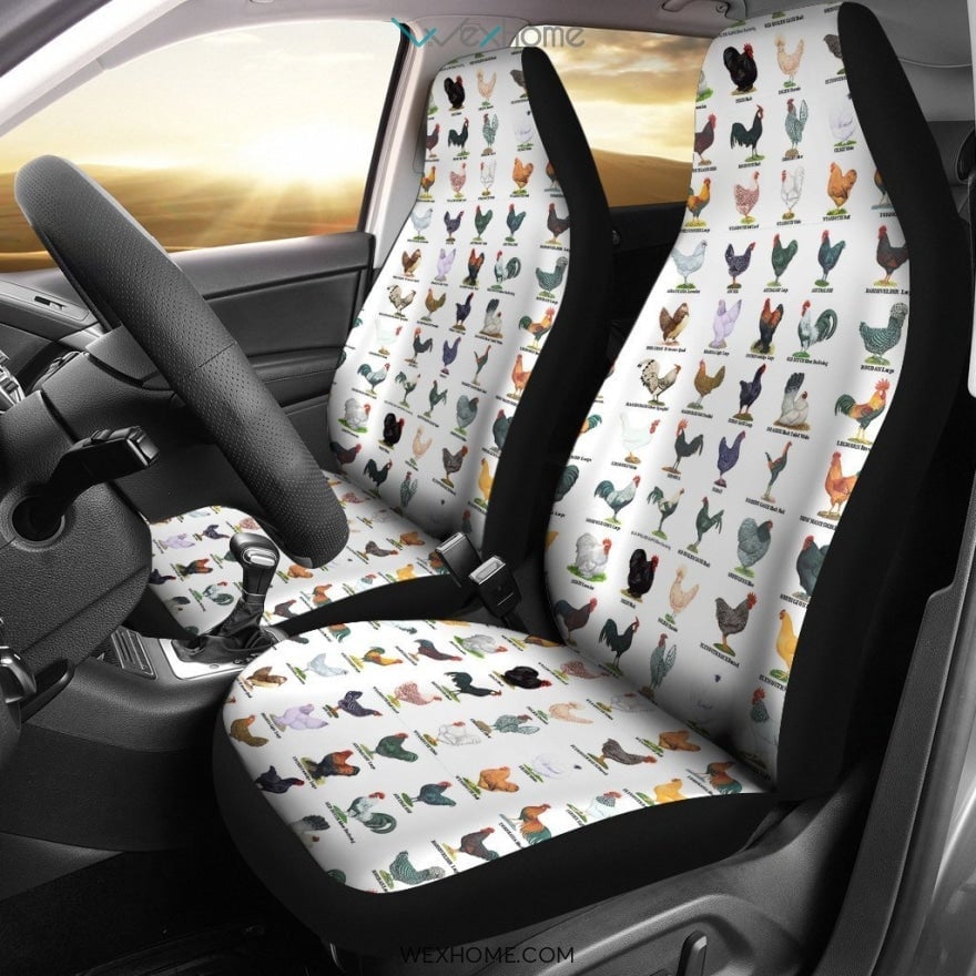 2pcs Koi Car Seat Cover