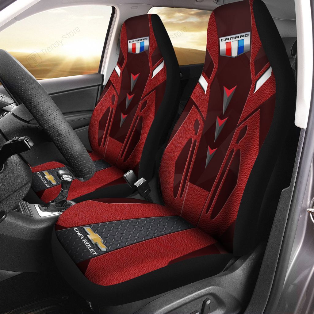 Chevrolet Colorado TTT-HL Car Seat Cover (Set of 2) Ver 2 (Red)