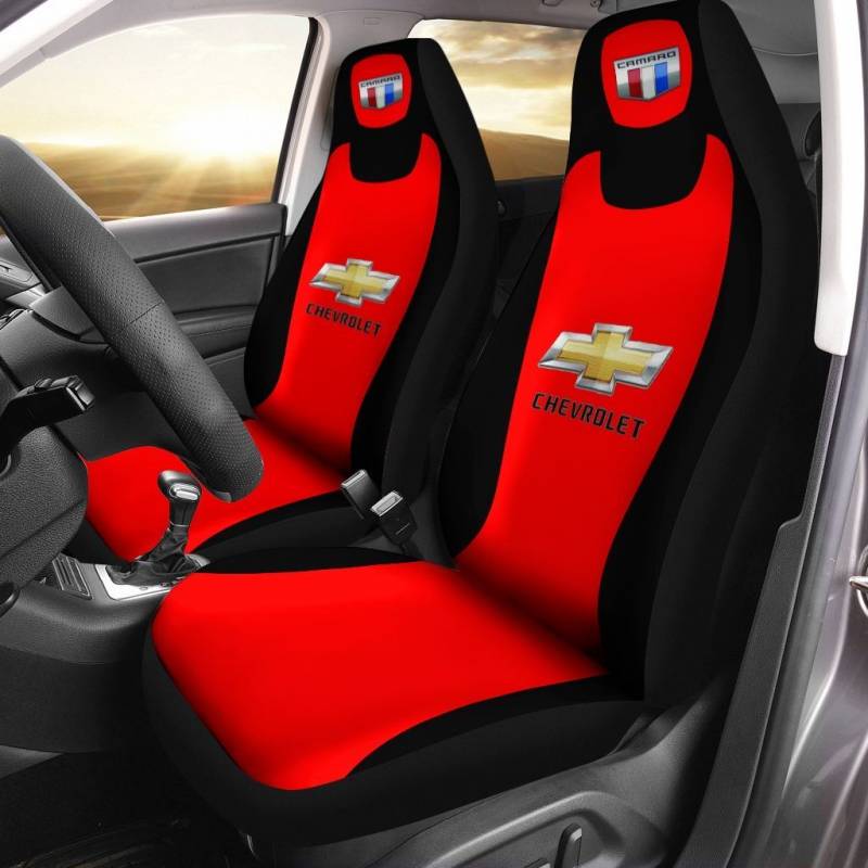 Cadillac Car Seat Cover (Set Of 2) Blue