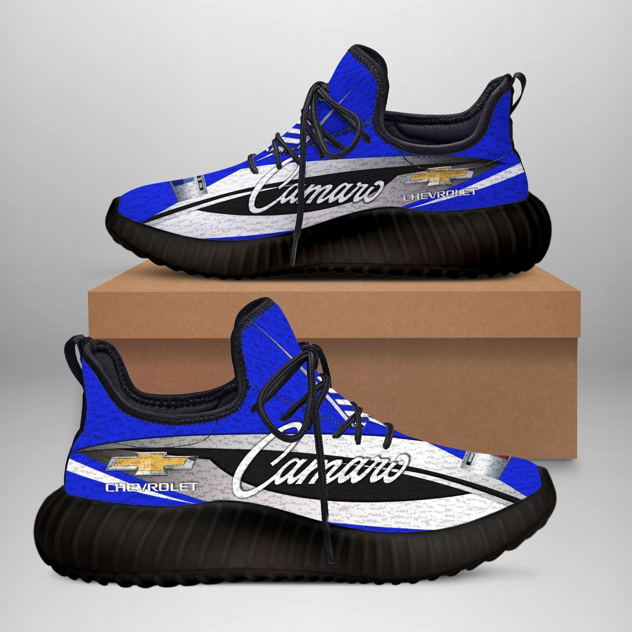 3D Printed Chevrolet Camaro Sneakers For Men & Women Ver 5 (Yellow)