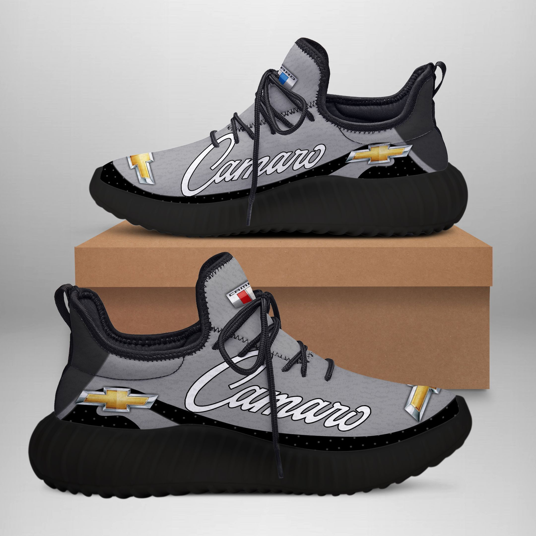 3D Printed Chevrolet Camaro Sneakers For Men & Women Ver 10 (Blue)