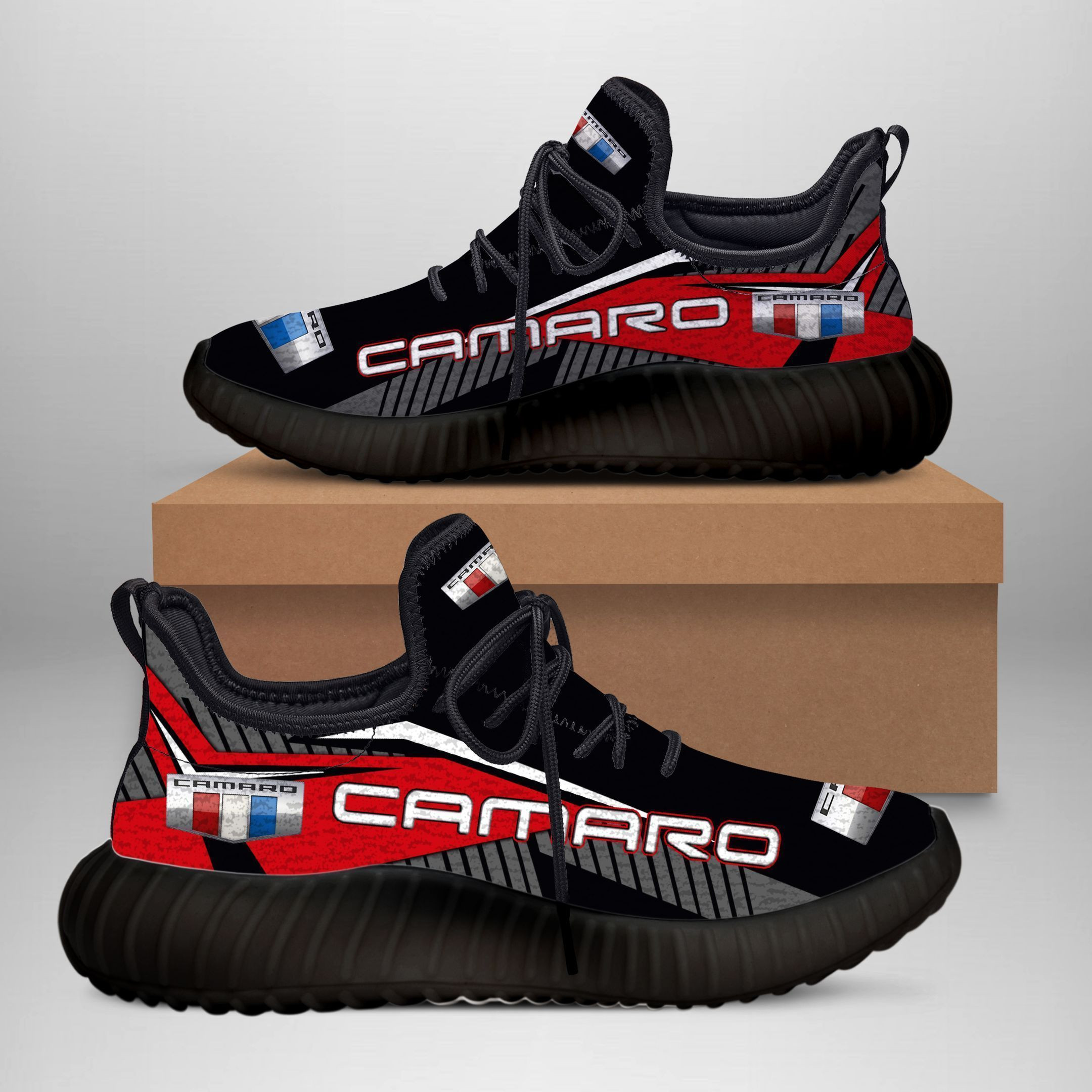 3D Printed Dodge Challenger  Sneakers Ver 5 For Men & Women (Green)