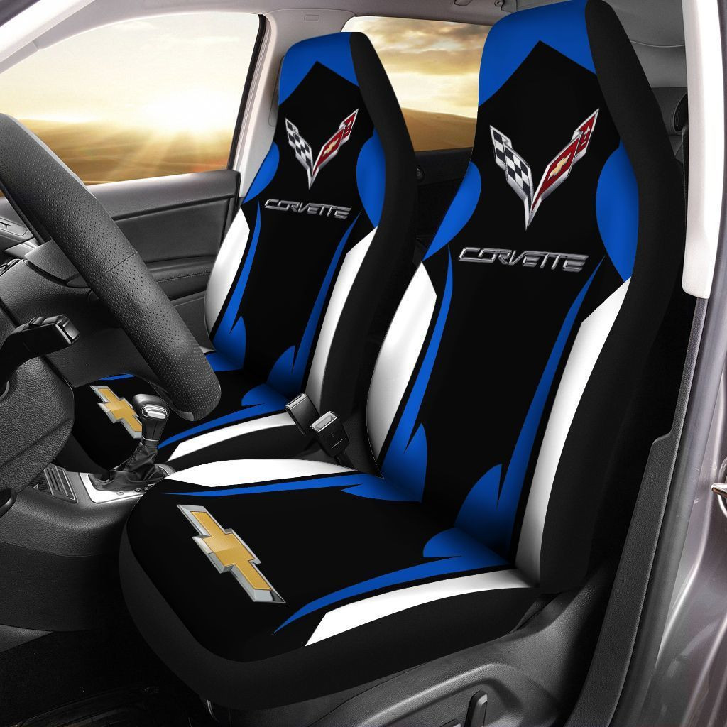 Chevrolet Colorado VTH Car Seat Cover (Set of 2) Ver 1 (Blue)