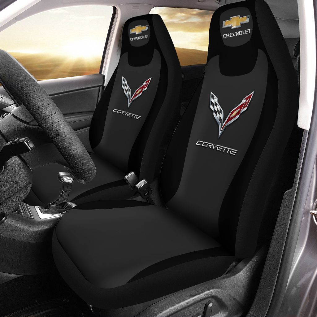 Chevrolet Corvette Car Seat Cover ( Set Of 2 )