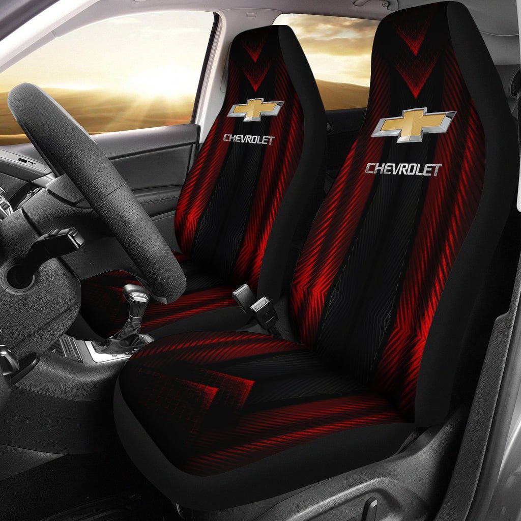 Lincoln Red Logo Car Seat Covers Metal Abstract Ph220913 -09