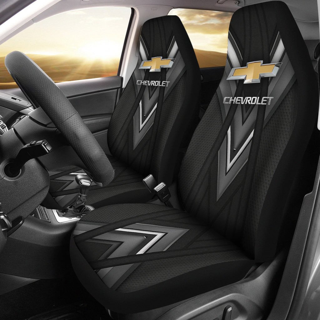 Fiat Red Logo Car Seat Covers Metal Abstract Ph220913-10