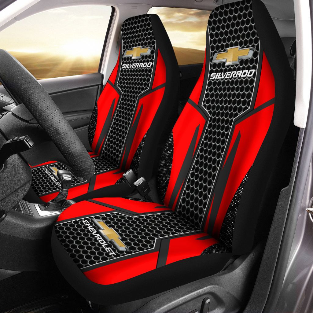 Chevrolet Silverado- LPH Car Seat Cover (Set of 2) Ver1 (White)