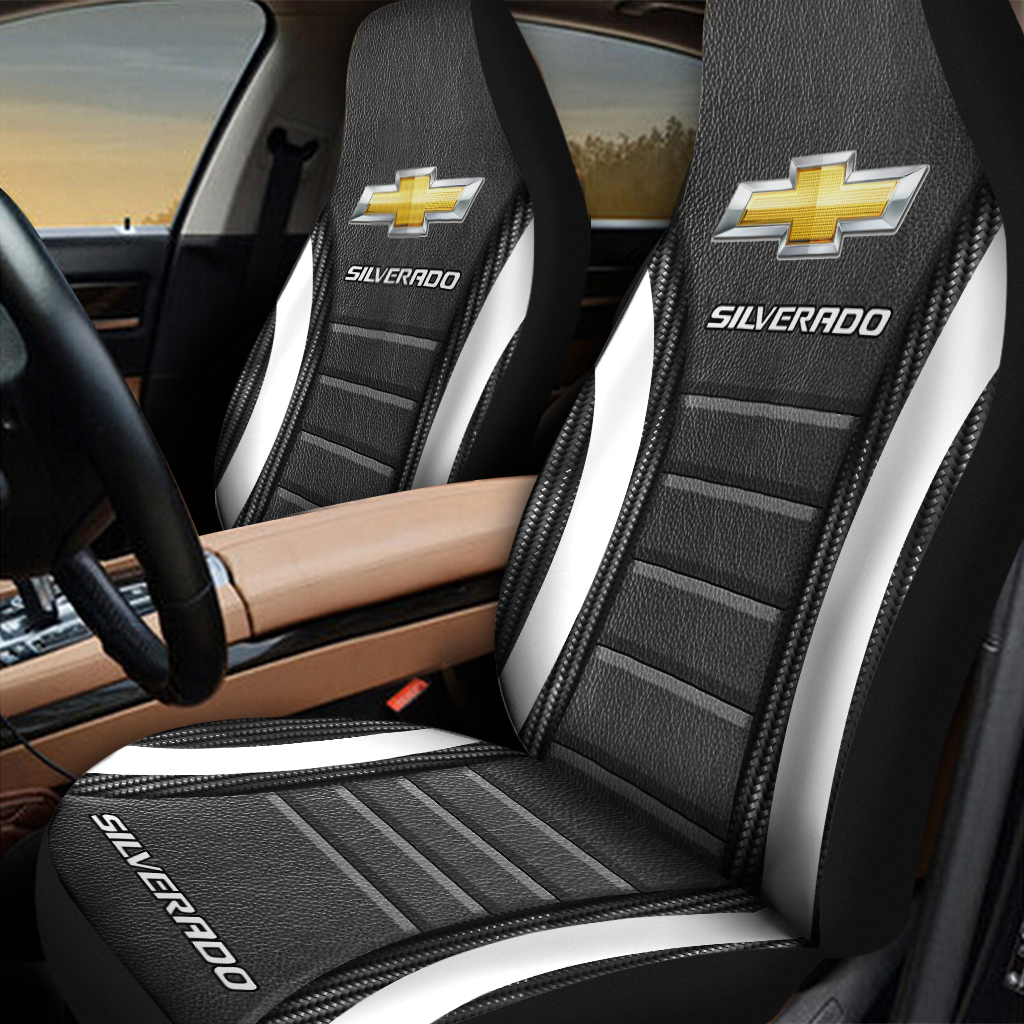 VOLVO BLACK AND WHITE car seat covers