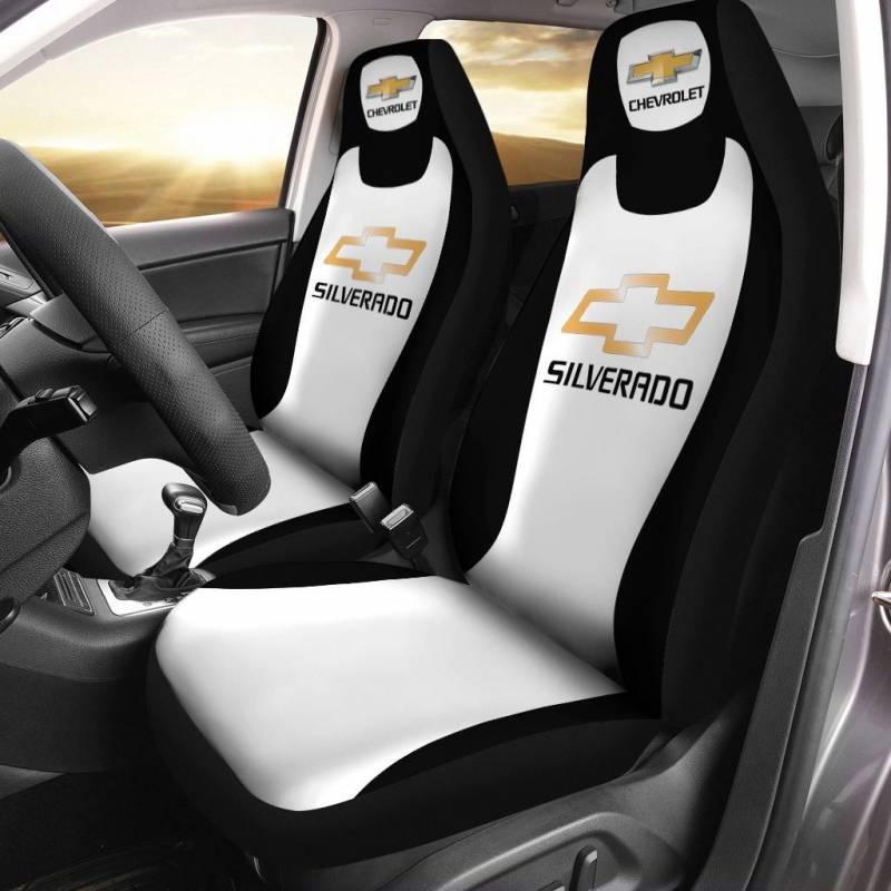 Chevrolet Corvette- Nct Car Seat Cover (Set Of 2) Ver 3 (Black)