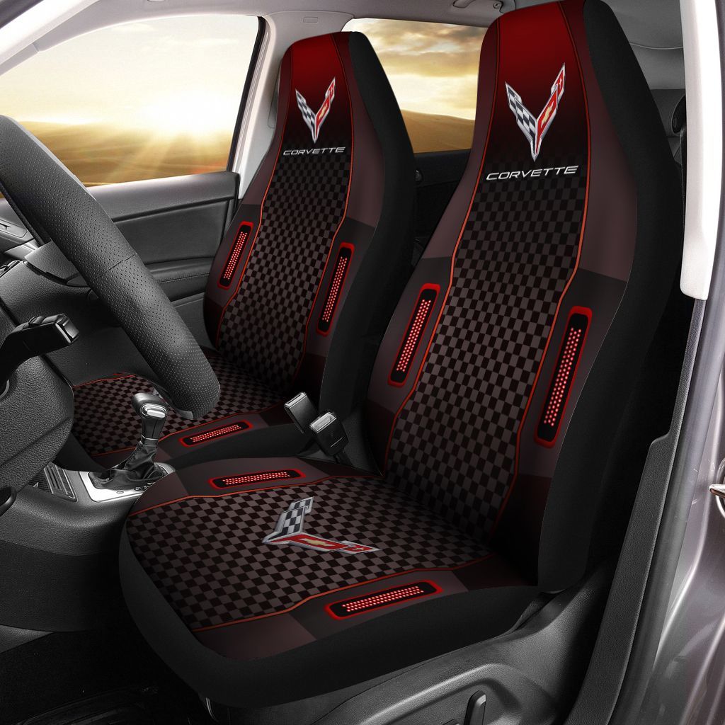 Chevrolet Silverado- LPH Car Seat Cover (Set of 2) Ver1 (White)