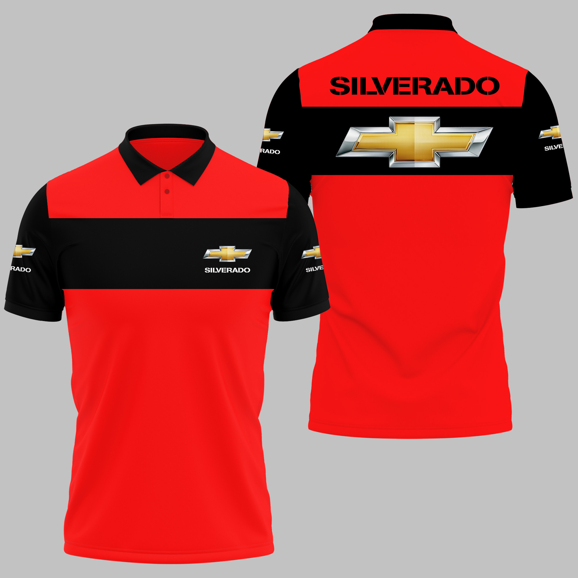 3D Printed Scania TNT-HT Polo Shirt Ver 1 (Red)