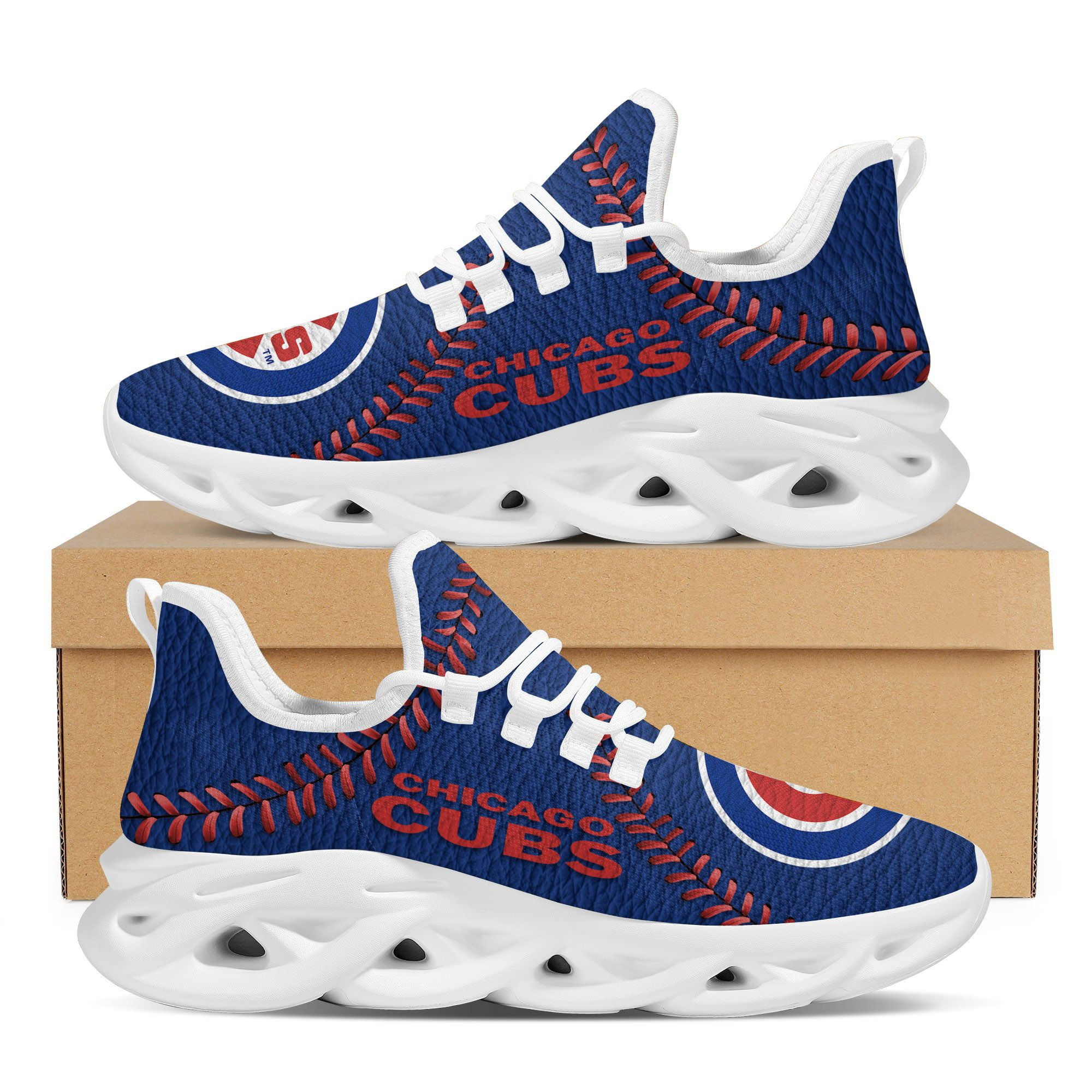 Los Angeles Dodgers  Light Flashes Design Trending Max Soul Clunky Sneaker  Major League Baseball Team