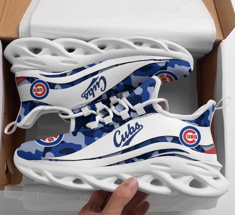 Chicago Bears Honeycomb Pattern Max Soul Shoes NEW019319