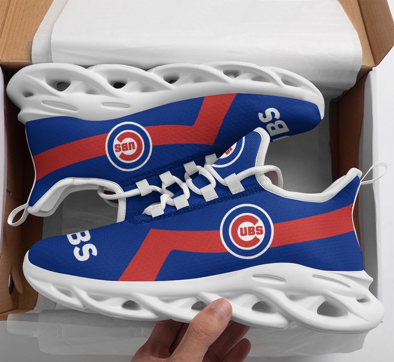 Chicago White Sox Leaf and Stripe Pattern Men's and Women's Max Soul Shoes NLA61238