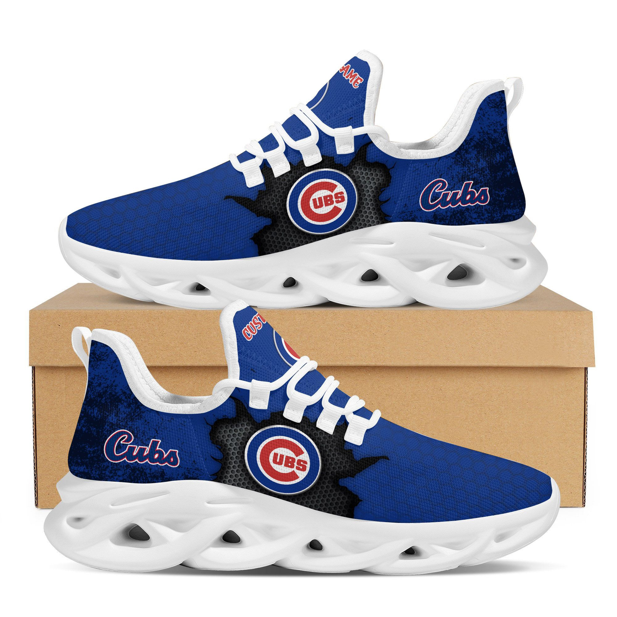 Chicago Cubs Max Soul Sneakers Running Sports Shoes