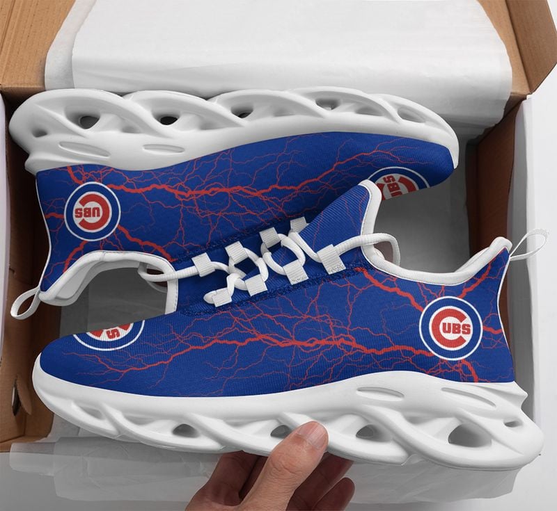 Detroit Lions Lightning Pattern Max Soul Shoes NEW020523