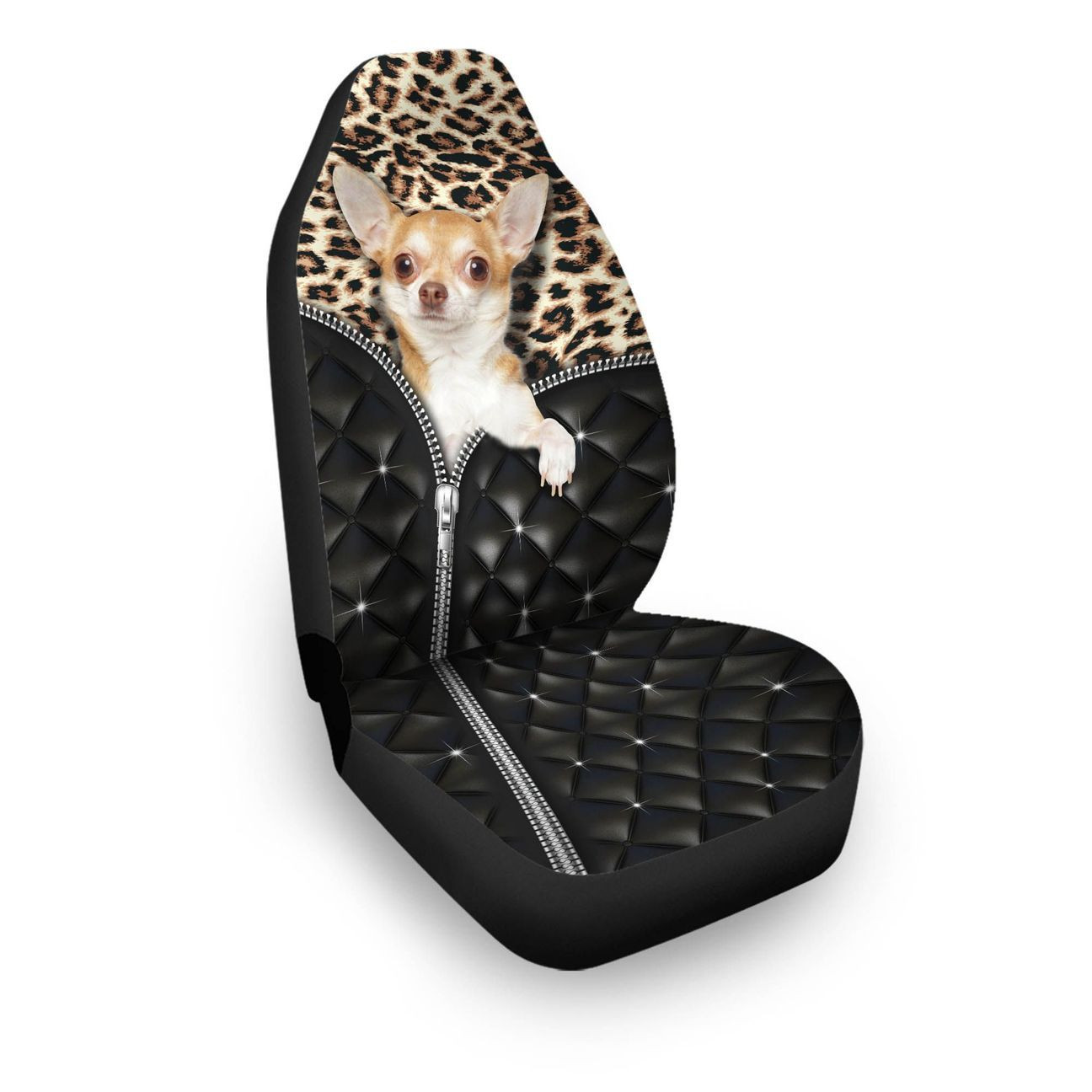 CHEVROLET CORVETTE CAR SEAT COVER ( SET OF 2 ) VER 4
