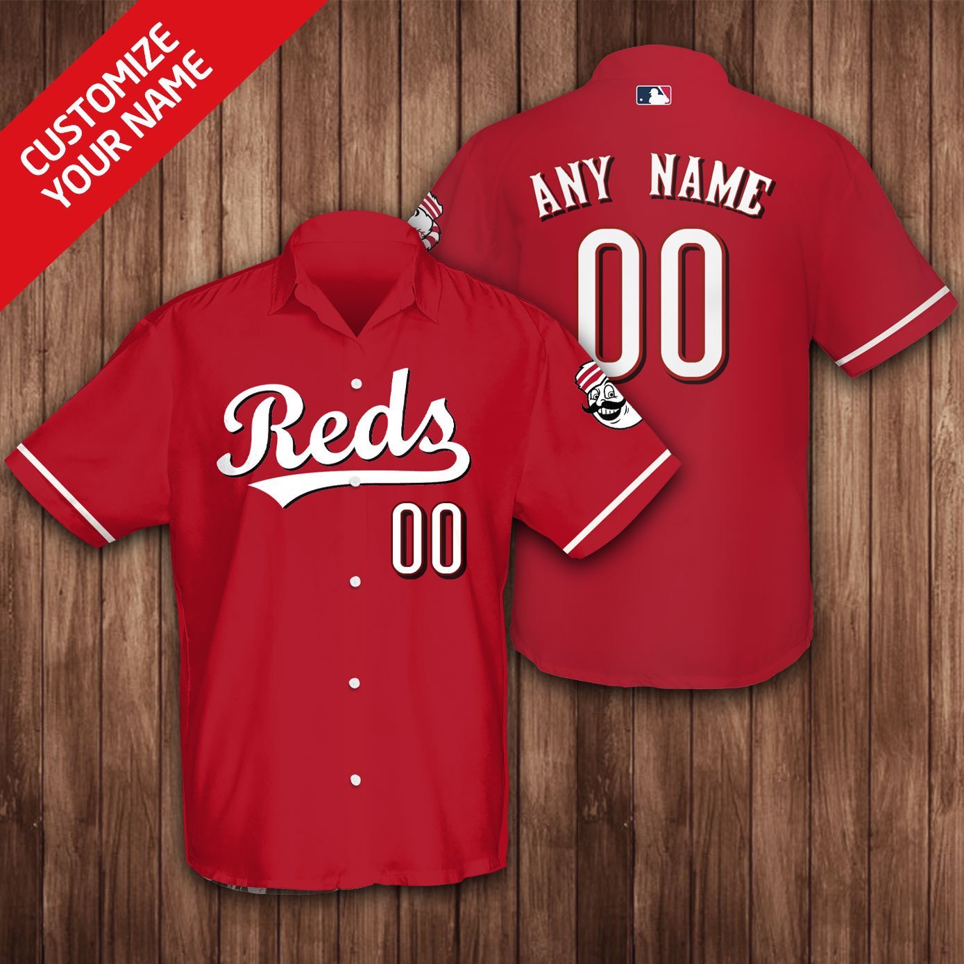 Cincinnati Reds Hawaiian Shirt