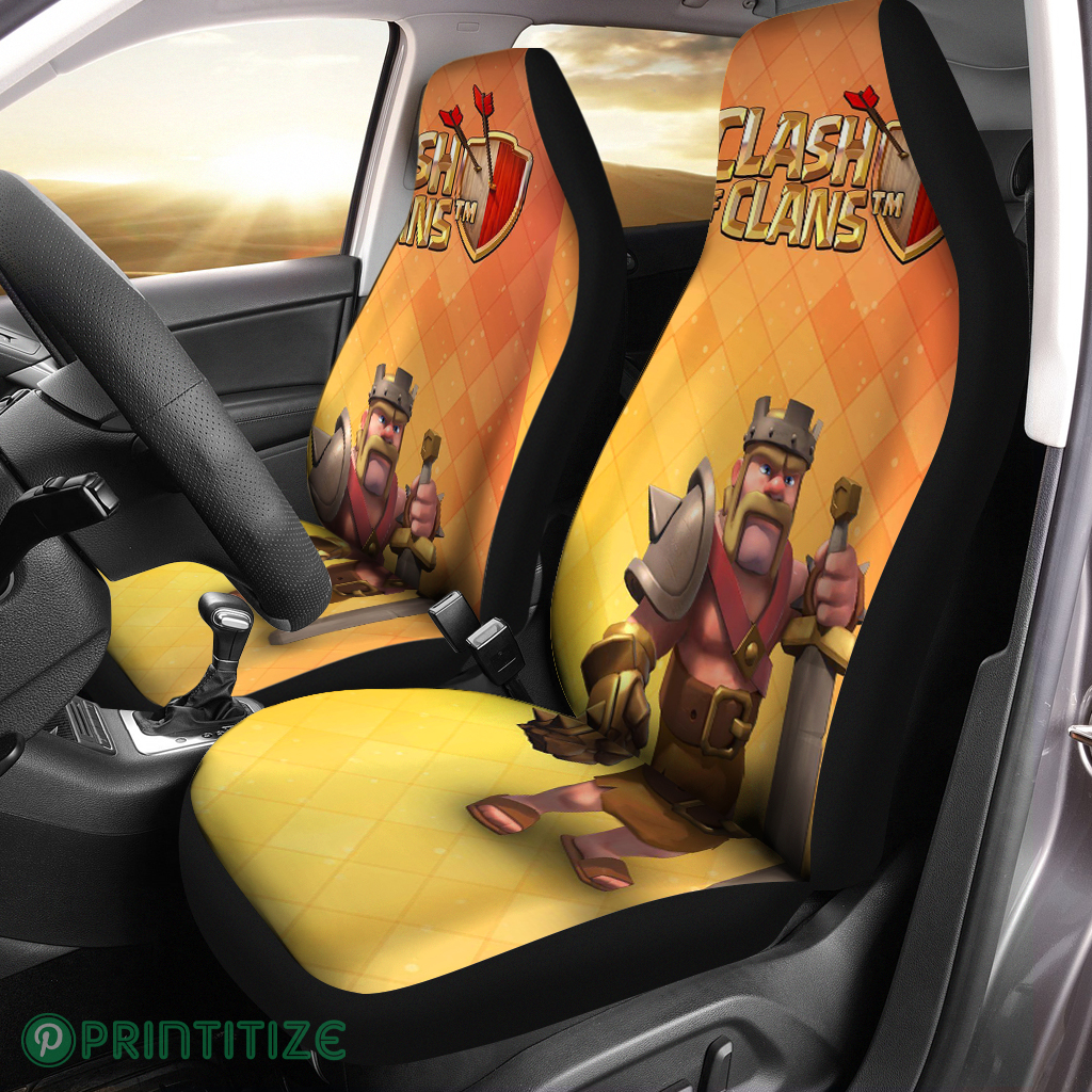 Auto Chess Play Car Seat Cover ( Set of 2)