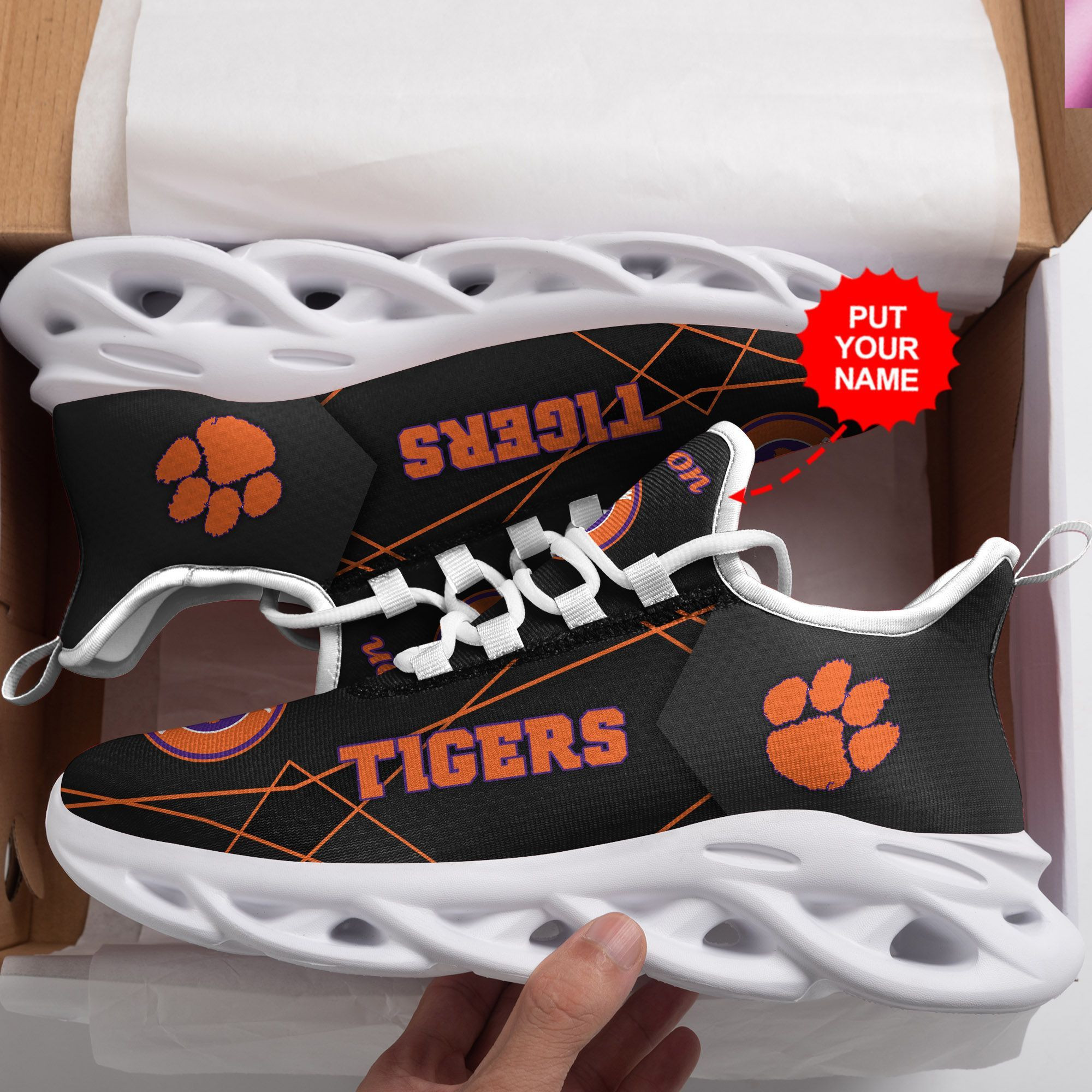 Notre Dame Fighting Irish Team Custom Personalized With Name Max Soul Sneakers Shoes