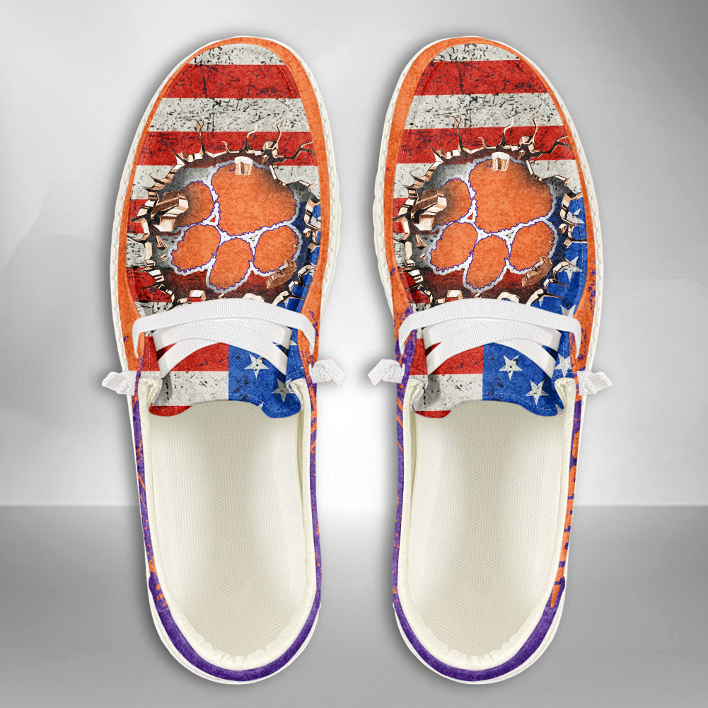 LSU Tigers Personalized Hey Dude Sports Shoes - Custom Name Design