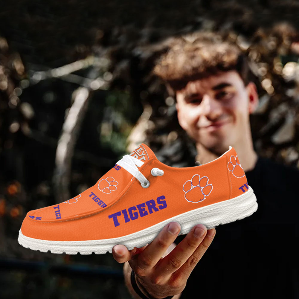 LSU Tigers Personalized Hey Dude Sports Shoes - Custom Name Design