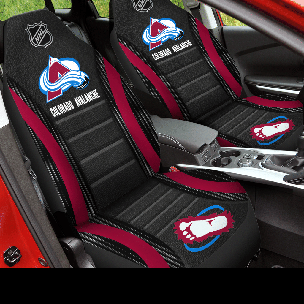 Colorado Avalanche Car Seat Covers (SET OF 2) - v3