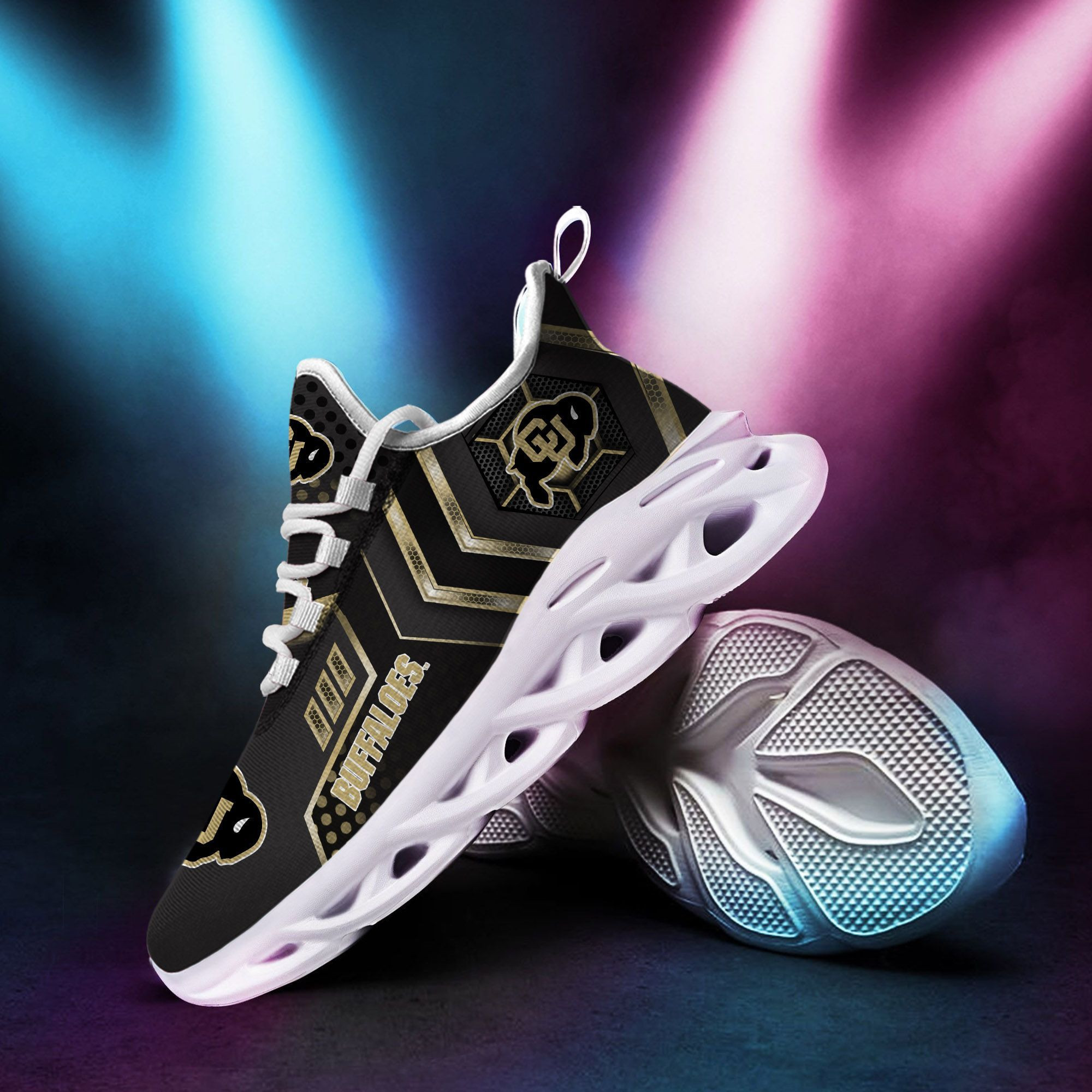 Cincinnati Bengals Custom Name Personalized Max Soul Sneakers Shoes