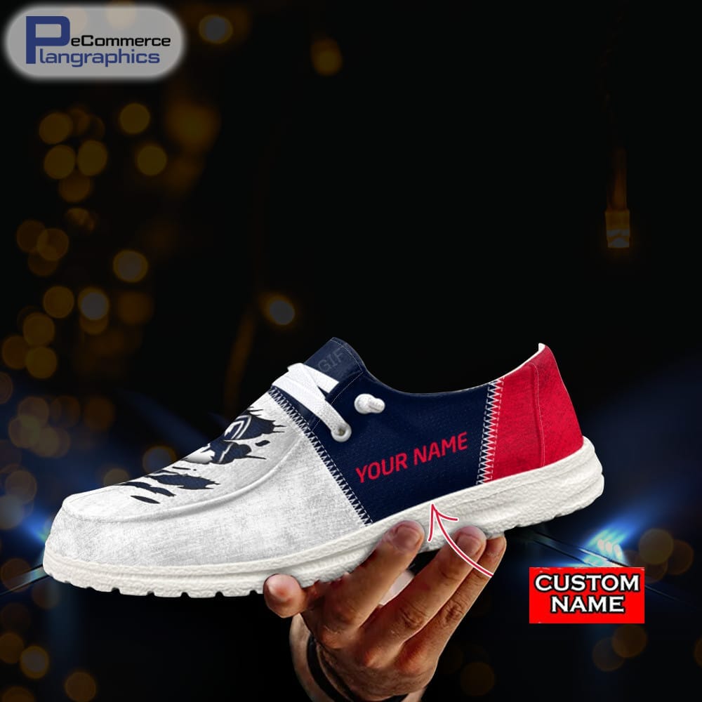 Florida Atlantic Owls Custom Name Hey Dude Shoes 