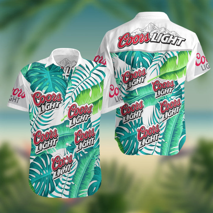 Busch Latte Beer Banana Pineapple Hawaiian Shirt