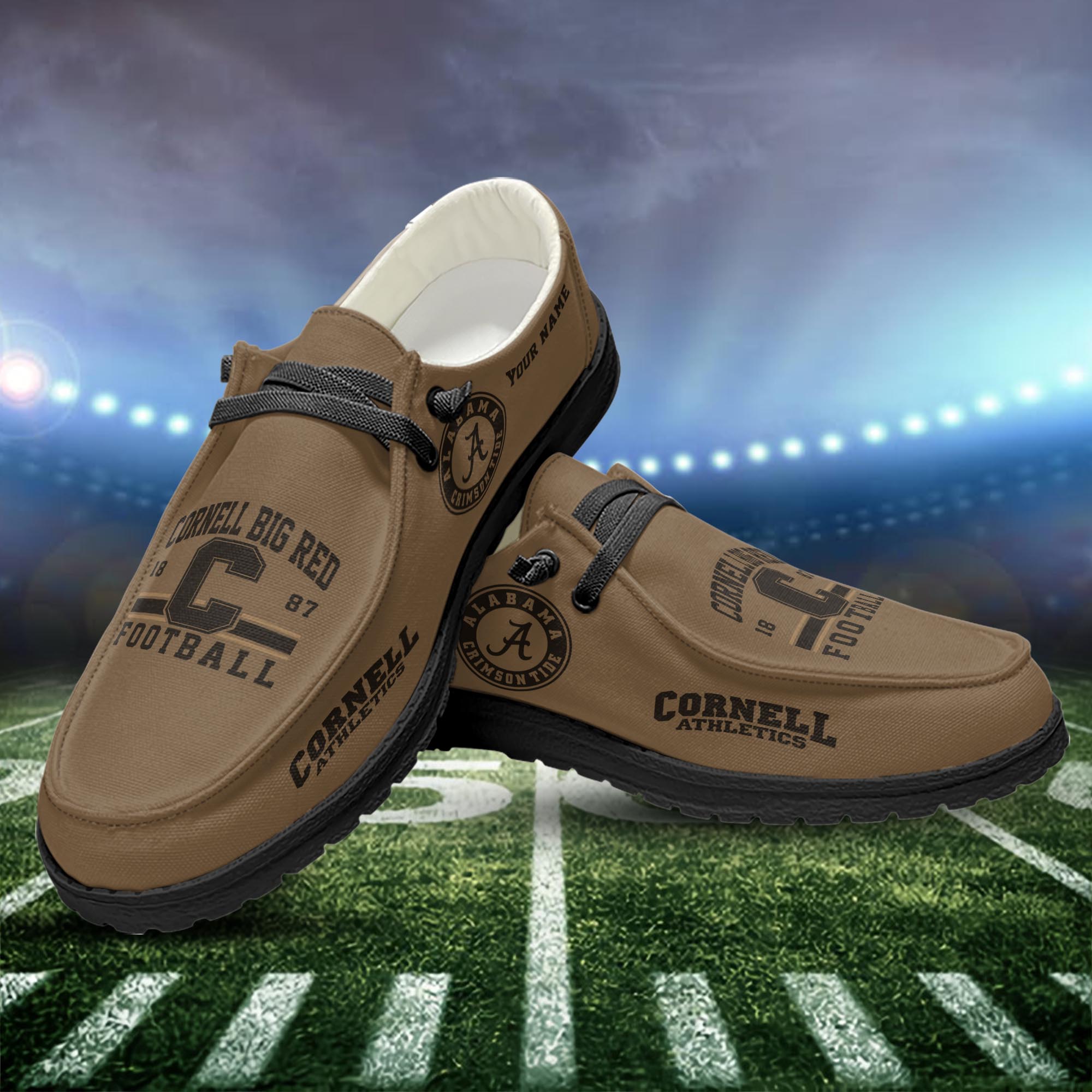 West Virginia Mountaineers Personalized Hey Dude Sports Shoes - Custom Name Design